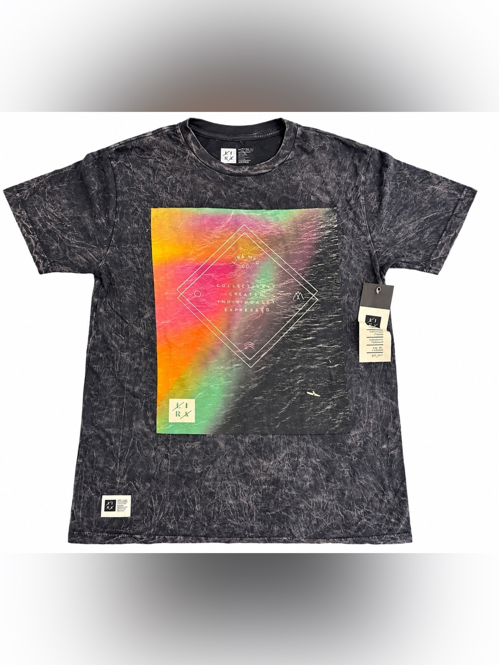 K1RX Graphic Short Sleeve Tee Black Size Medium NWT